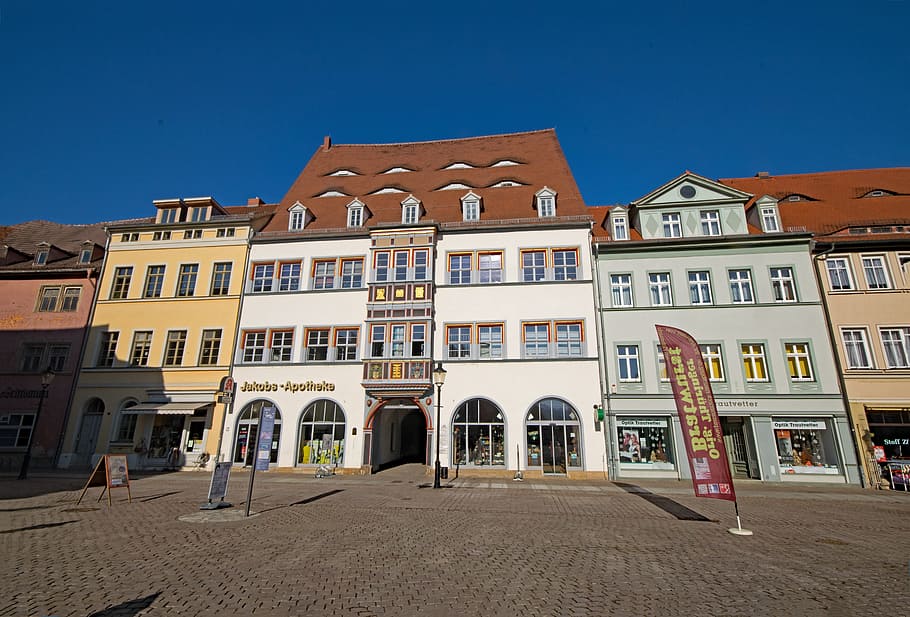 Naumburg, Sajonia-Anhalt, Alemania, casco antiguo, lugares de interés, edificio, arquitectura, exterior del edificio, casa, historia