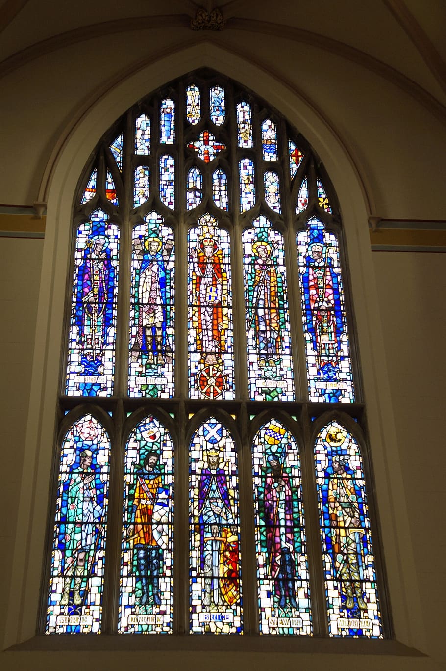 ventana de la iglesia, santo, escocia, dunfermline, catedral, iglesia, vitral, cristianismo, ventana, religión