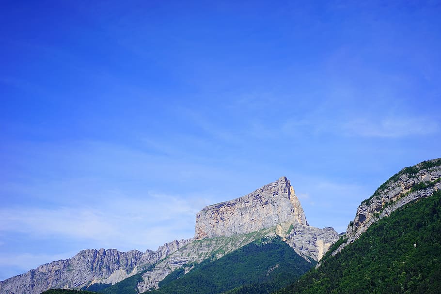 Mont Aiguille, Mountain, Massif, Vercors, mountain, massif, mountain range, dauphiné-alps, westalpen, france, mesa-like