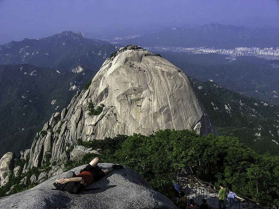 paisaje de la cima de la montaña, Seúl, Corea del Sur, cima de la montaña, paisaje, fotos, paisajes, naturaleza, al aire libre, dominio público | Pxfuel