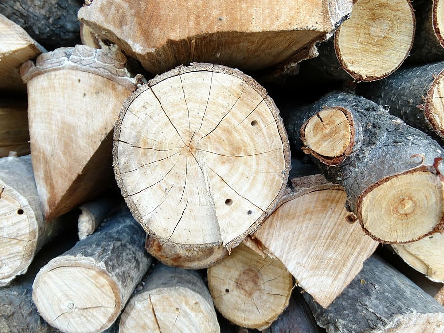wood, firewood, woodpile, login, timber, log, lumber industry, wood - material, full frame, stack