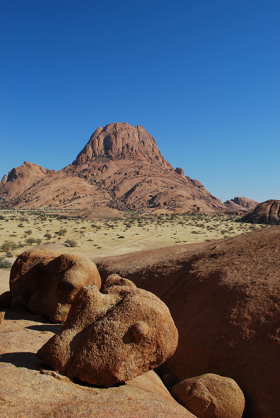 spitzkoppe, namibia, desert, mountain, sky, rock, solid, clear sky, rock - object, scenics - nature