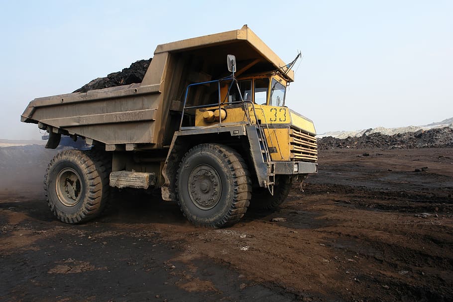 truck, belaz, coal, coal mining, transportation, mode of transportation, road, dump truck, industry, dirt