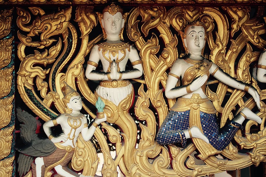 bangkok, buddha, gold, meditation, buddhism, thailand, asia, temple, southeast, wat