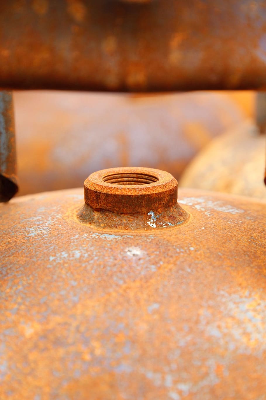 Rust, Texture, Oxide, Tank, Metal, coin, close-up, indoors, sweet food, day