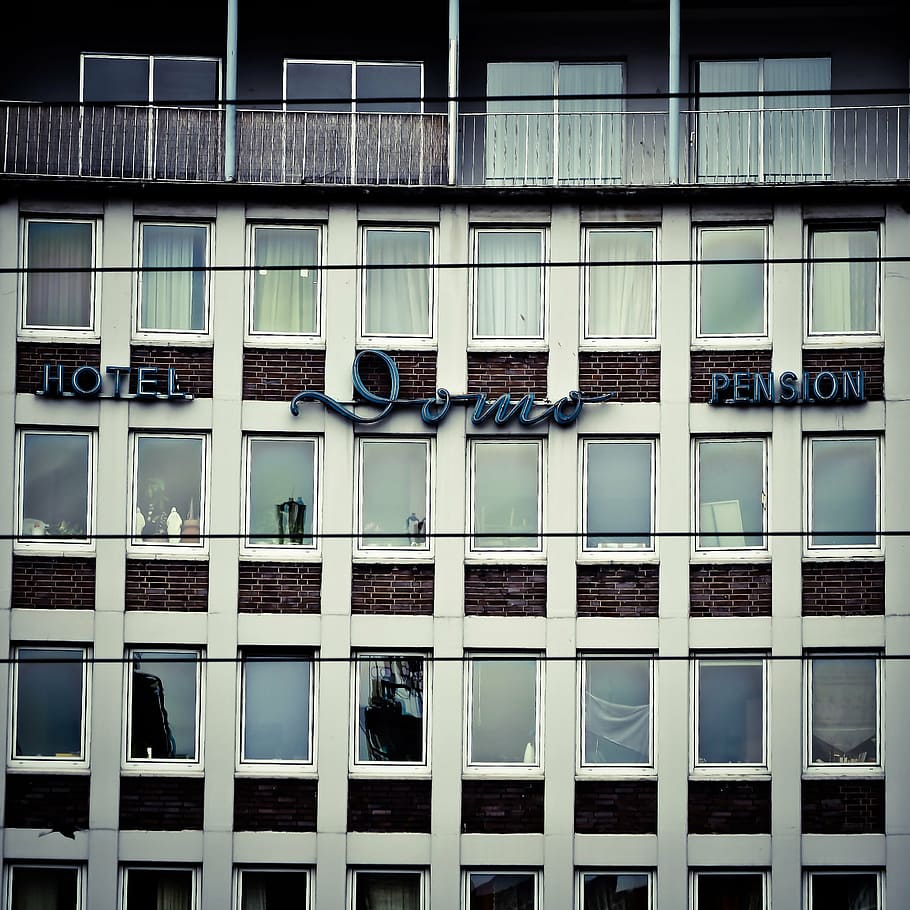 Arquitectura Hotel Fachada Edificio Hotel Abandonado Antiguo Vintage Parada Retro Dusseldorf Pxfuel