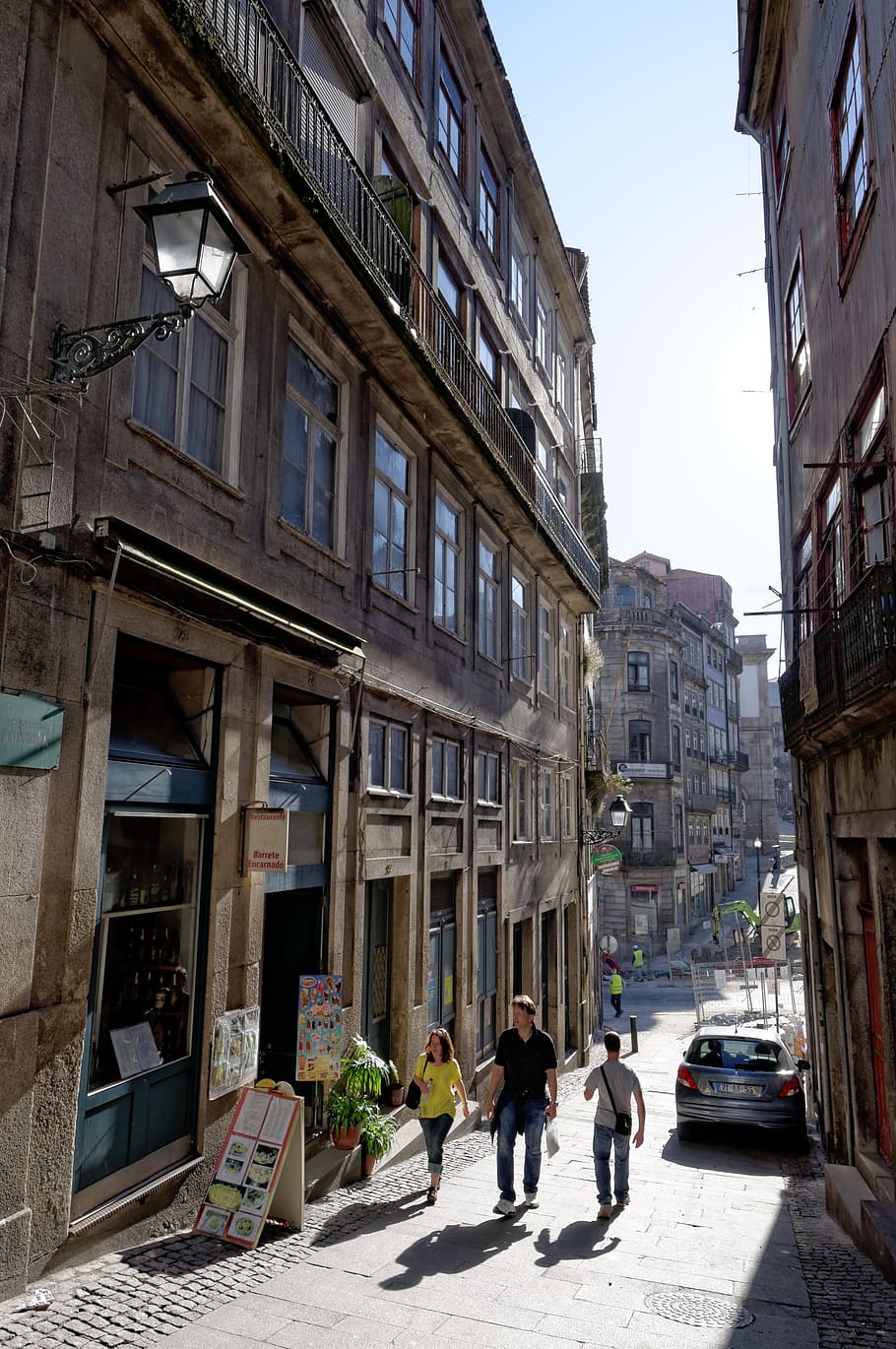 Porto, Portugal, casco antiguo, históricamente, río, vacaciones, viajes, casco histórico, fachada, carretera