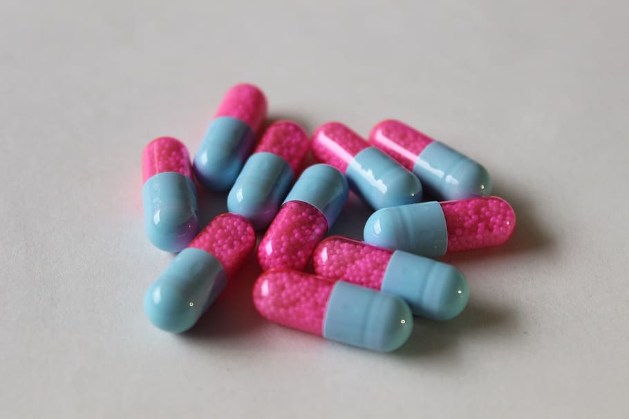 close-up, photography, blue-and-pink, medication, Medicine, Pills, Bless You, Drugs, pill, healthcare and medicine