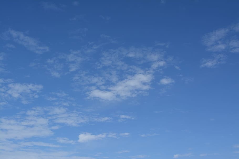 Biru, Langit, Awan, Putih, Abstrak, cerah, hari, latar belakang, atmosfer, di luar ruangan