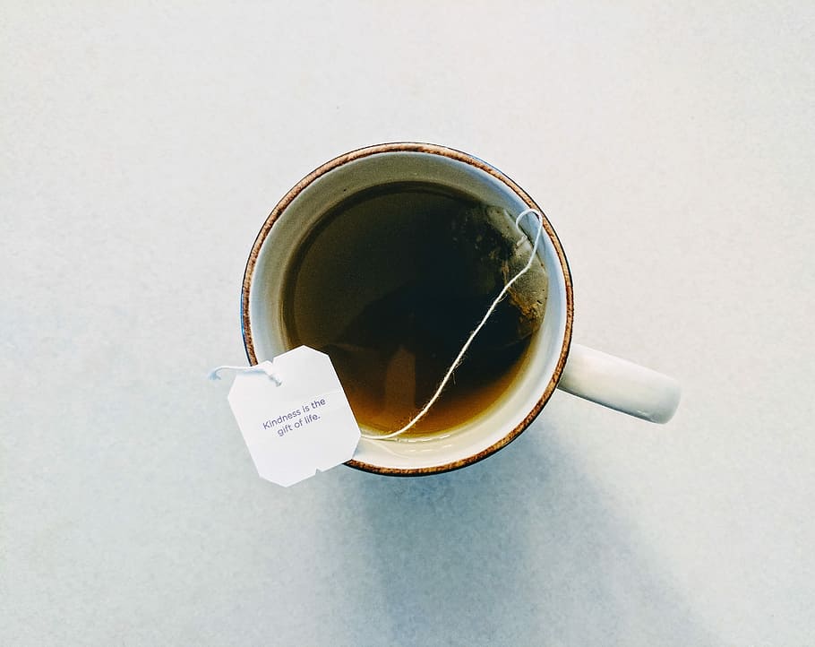 cup, tea, cup of tea, drink, hot, tea bag, heat - Temperature, coffee - Drink, morning, coffee Cup