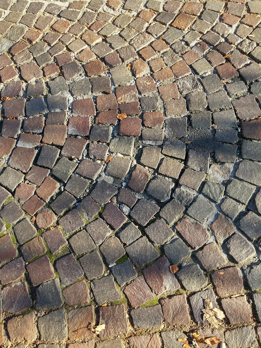 paving stones, stones, square, structure, patch, ground, sidewalk, steinig, pavement, road