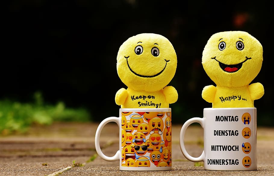 emoji, plush, toy, white, ceramic, emoji print mug, smilies, t, yellow, funny