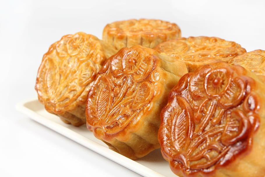 pile of mooncakes, bread, moon cake, baking, cooking, the flour, kitchen, food, make food, the oven