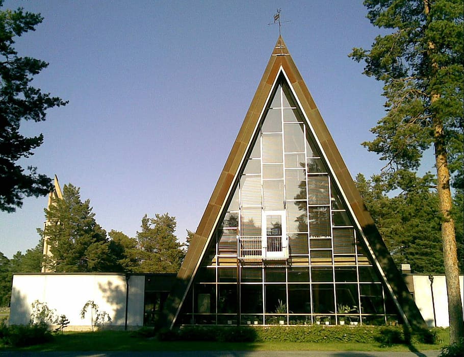 hailuoto church, built, 1972, Hailuoto, Church, Finland, architecture, building, chapel, photos