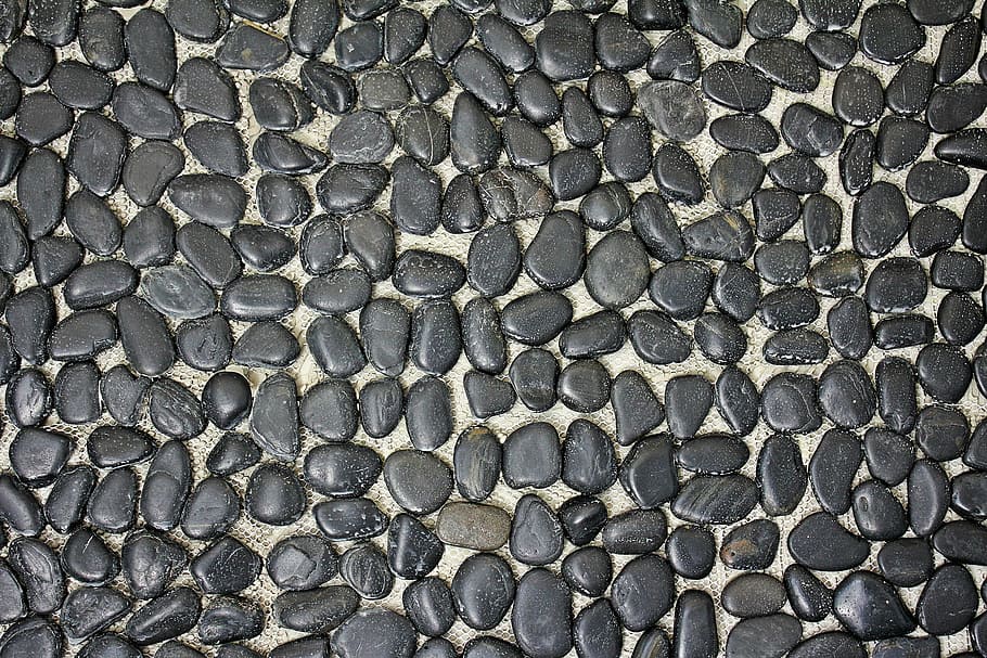 pile, black, stones, pebbles, pebble mat, decorative stones wall for the, embarrassed, black grey, pebble network, mat