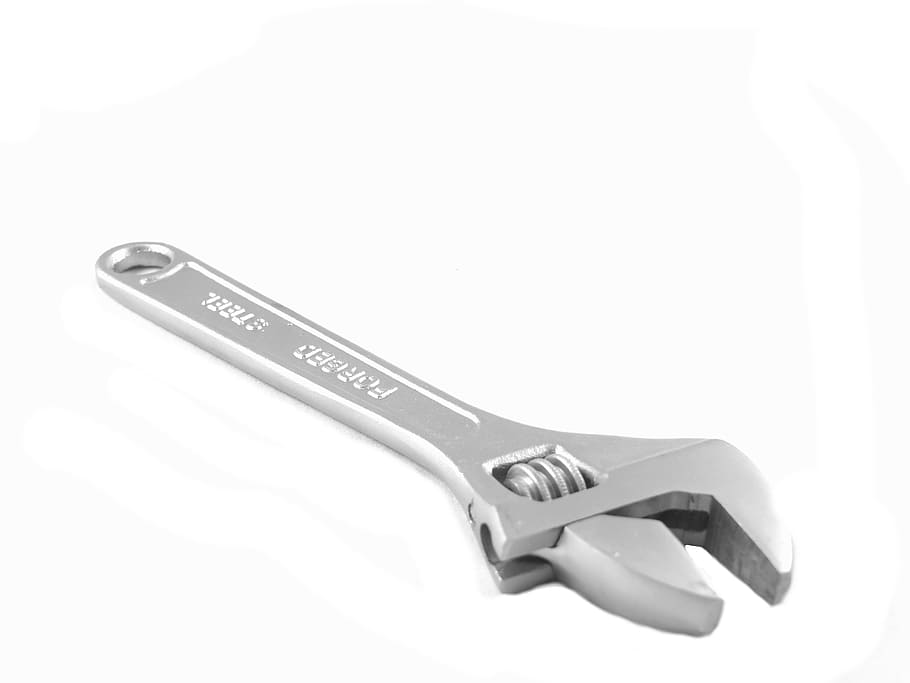 gray, metal, adjustable, wrench, Tool, Kit, Spanner, Builder, tools, build