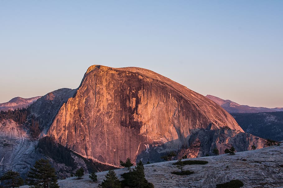 Half Dome, Yosemite, parque nacional, California, paisaje, naturaleza, valle, Estados Unidos, granito, América