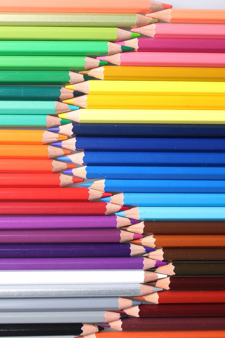 pile, assorted, pencils, color, color of lead, pencil, painting, kits, pen, crayon