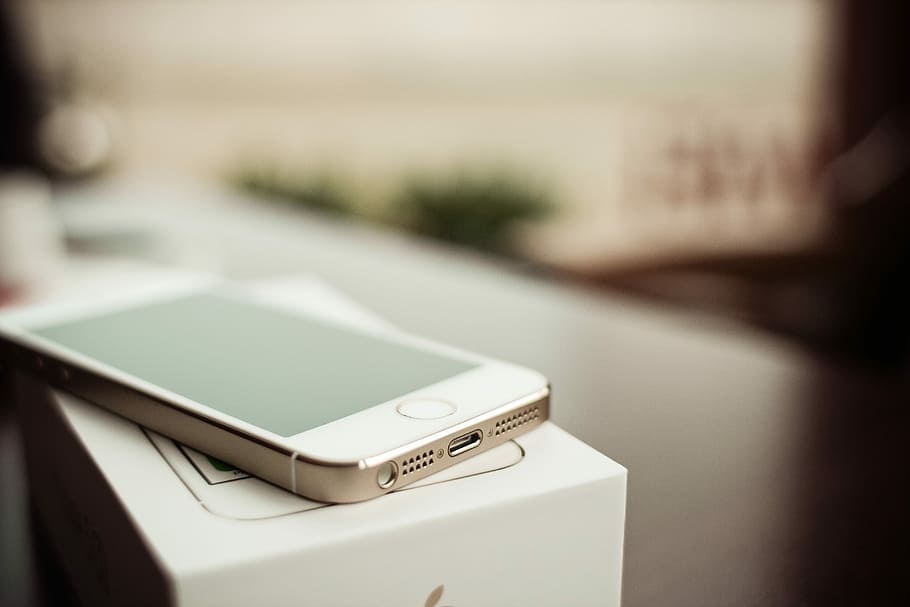 iphone 5, 5s, detail konektor emas, iPhone 5S, Emas, Konektor, Detail, kotak, merek baru, iphone