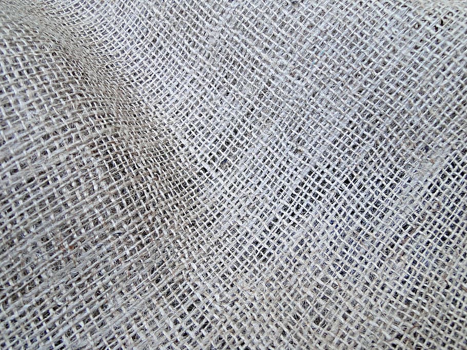 gray textile photo, gray, textile, burlap, rough, macro, texture, fiber, fabric, material