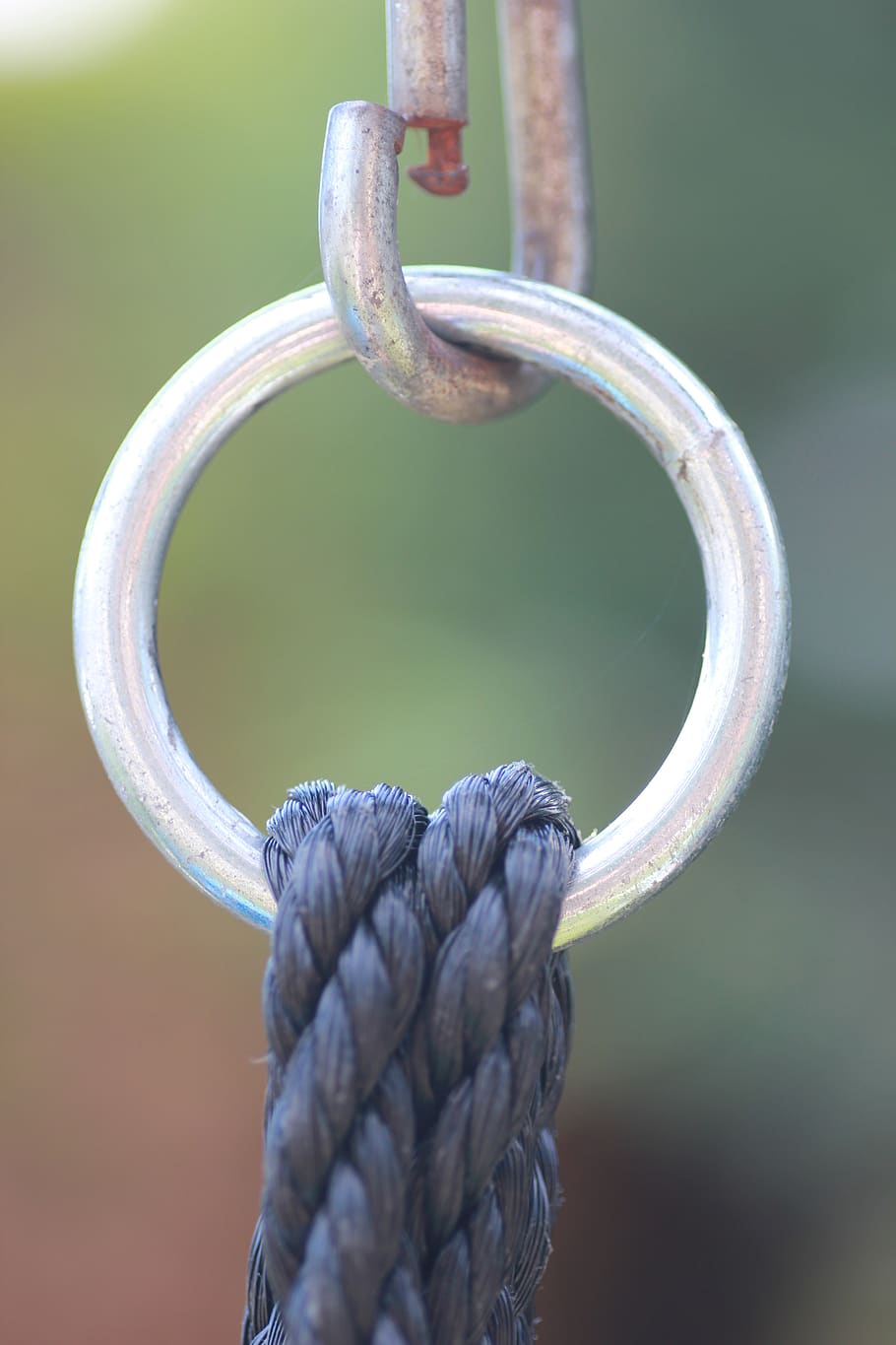 ring, carbine, rope, climb, backup, the rope, rope up, hook, ropes, metal