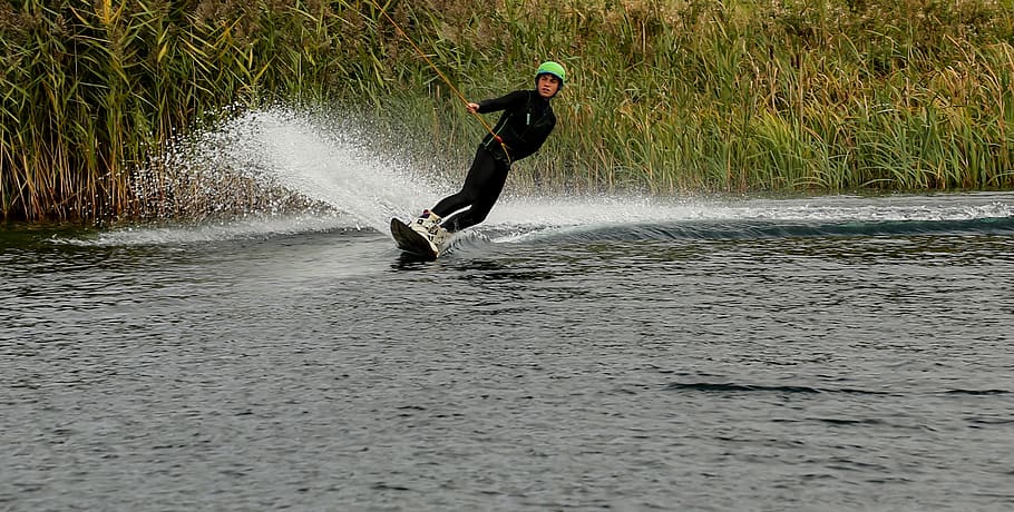 wakeboard, water, ski, wakeboarding, leisure, action, board, wakeboarder, speed, activity