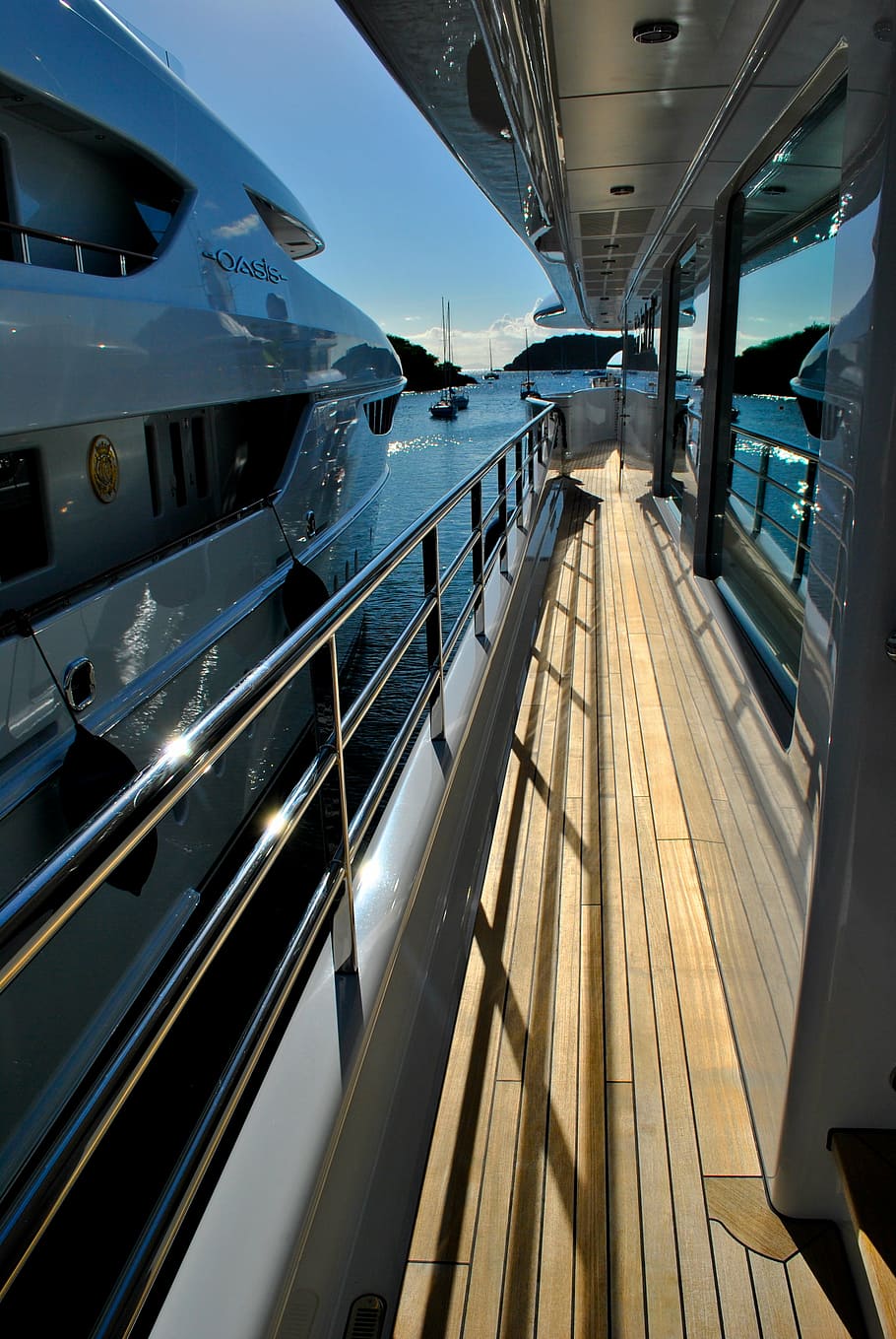 yacht deck, boats, motor yachts, megayachts, superyacht, megayacht, yacht, modern, architecture, transportation