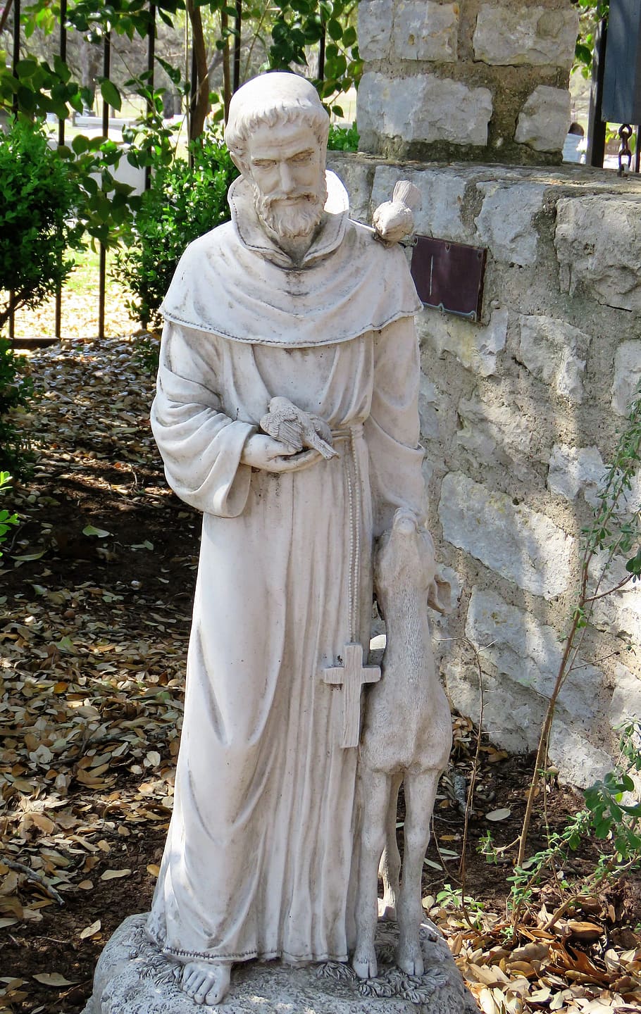 Statue, Saint Francis, Francis Of Assissi, saint francis of assissi, saint, christian, francis, blessing, animals, catholicism
