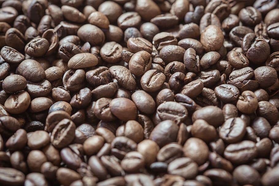 close, Coffee Beans, Close Up, beans, brown, cafe, coffee, bean, roasted, caffeine