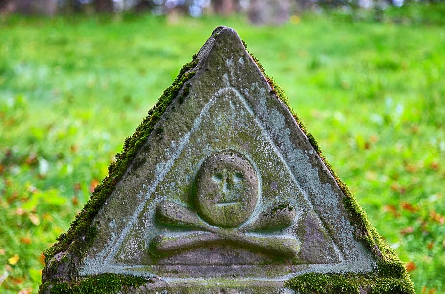 tombstone, old, pointed, stone, cemetery, old grave stones, tomb, historically, last calm, old cemetery