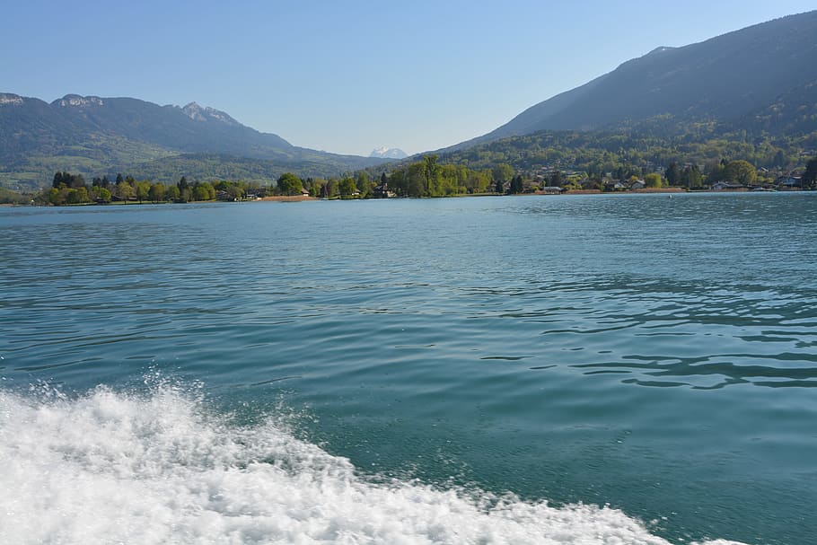Lake, Annecy, Annecy Lake, Nature, lake, annecy, france, based, blue, city, vacancy