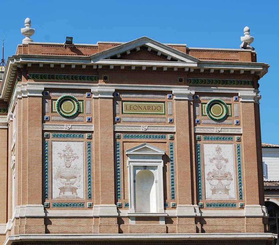 leonardo, palazzo, vatican museums, vatican, architecture, famous Place, built structure, building exterior, sky, building
