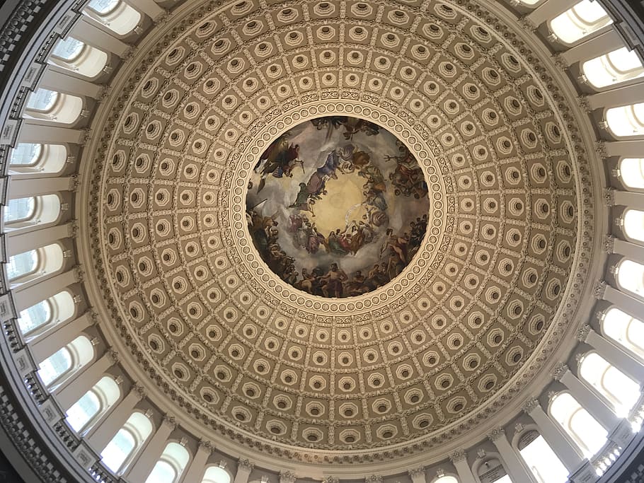 capitol, building, government, architecture, washington, america, politics, congress, landmark, low angle view