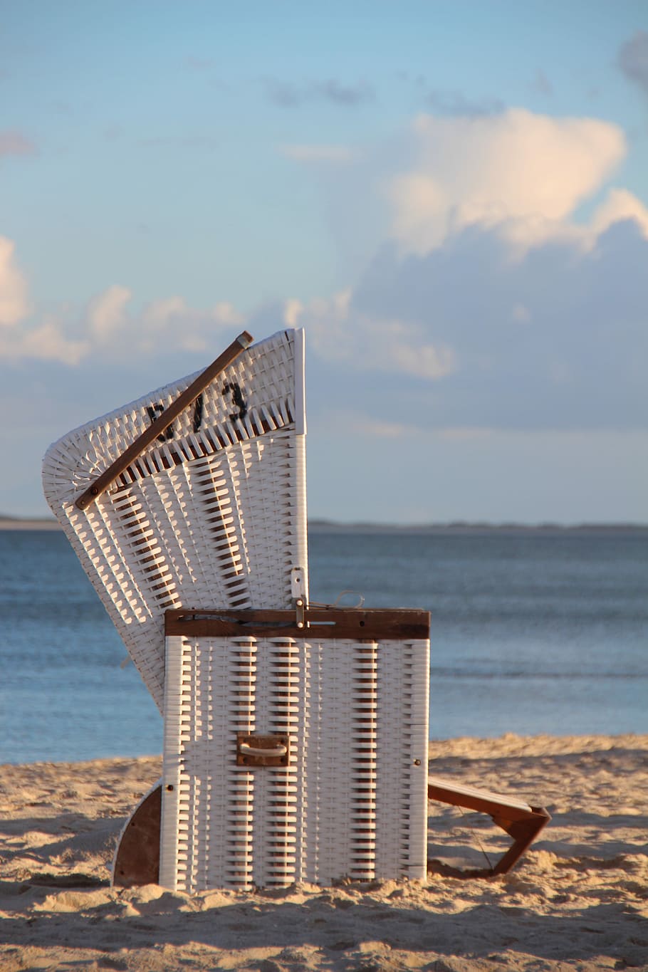 coberto, cadeira de praia de vime, vime, cadeira de praia, cadeira de praia de vime coberta, praia, areia, férias, feriados, verão