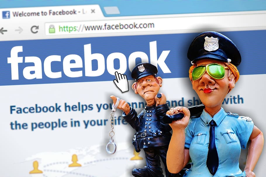 captura de pantalla de la aplicación de Facebook, redes sociales, Internet, seguridad, policía, comunicación, página de Internet, tecnología, computadora, sitio web