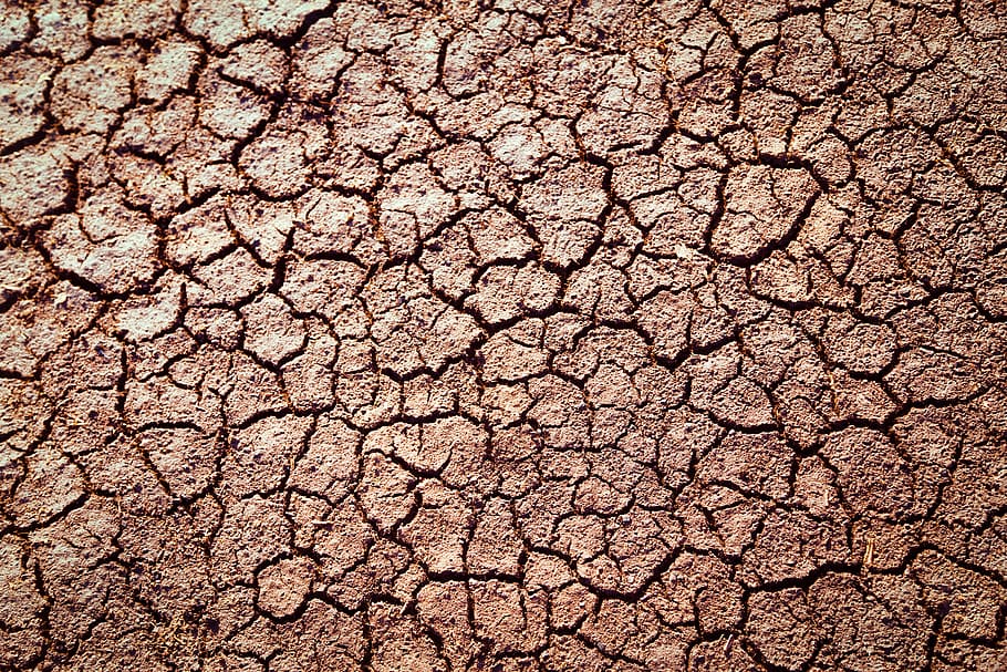 agrietado, seco, foto del suelo, tierra, suciedad, desierto, sequía, fondos, naturaleza, patrón
