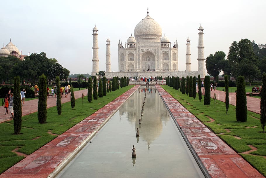 taj mahal, india, taj mahal, mausoleum, marble, white, architecture, historic, landmark, tomb, culture