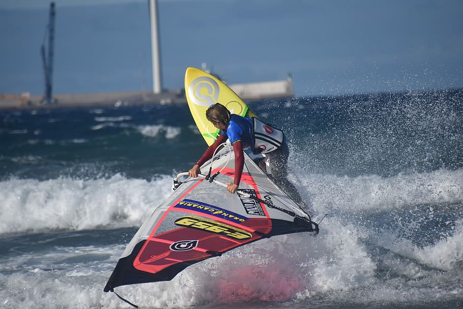 windsurfing, gran canaria, Windsurfing, Gran Canaria, windsurfing cup, pozowinds, wind waves, sports, beach and windsurfing, sport, speed