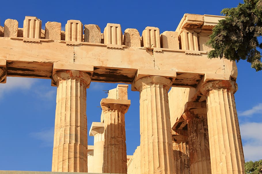 Parthenon, Atenas, Acrópole, Grécia, antigo, grego, viagem, monumento, marco, europa