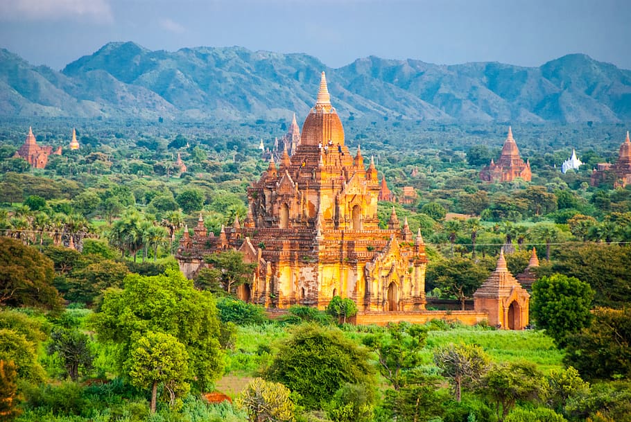 myanmar, burma, bagan, mandalay, asia, candi, pagoda, buddhisme, struktur yang dibangun, Arsitektur