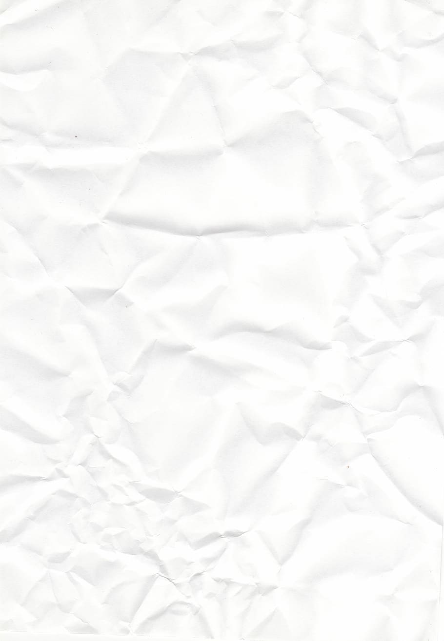 kain kusut putih, putih, kusut, kain, kertas, lipatan, berkerut, tekstur, crumple, kertas limbah