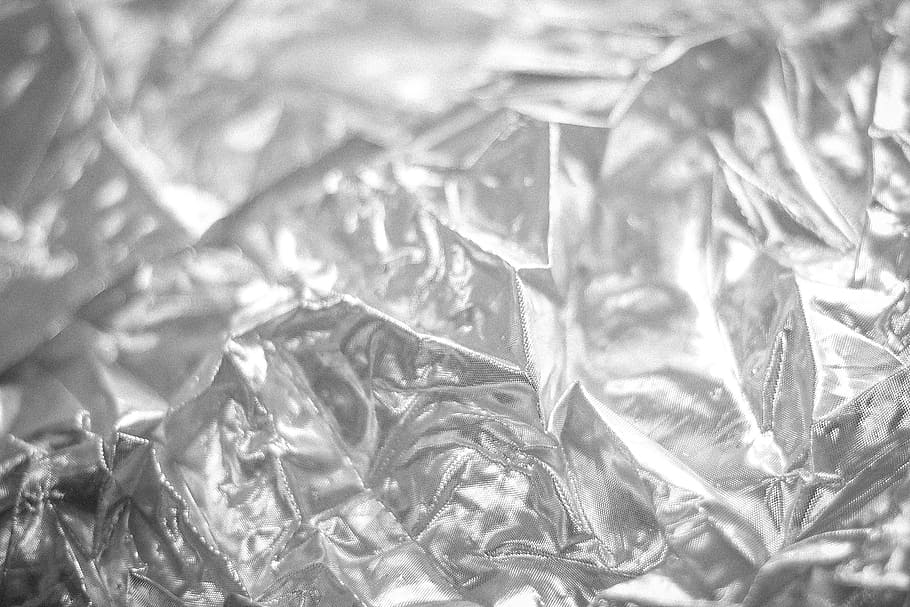 Fashion, Texture, Silver, backgrounds, abstract, close-up, foil, aluminum, textured, shiny