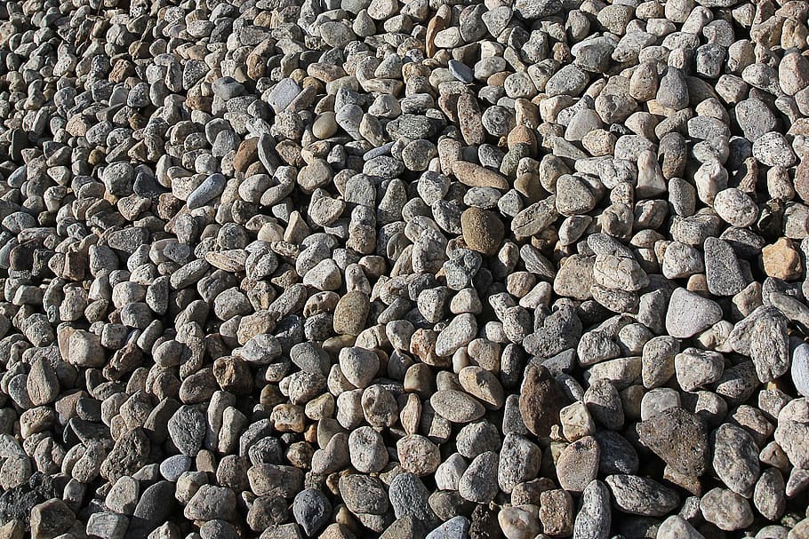砂利, 石, 小石, 断片化された石, 小さな, 砂利のベッド, 背景, 屋外, 自然, オブジェクトの大規模なグループ