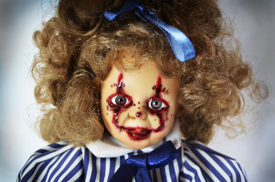 horror, horror doll, horror girl, horror clown, killer clown, doll, halloween, creepy, scary, spooky