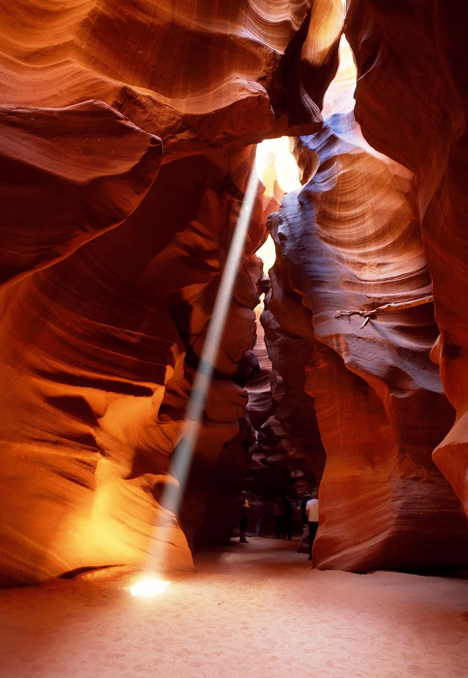 光, 通過, 岩の形成, アリゾナ, 渓谷, 米国, 砂岩, 影, カラフル, 色