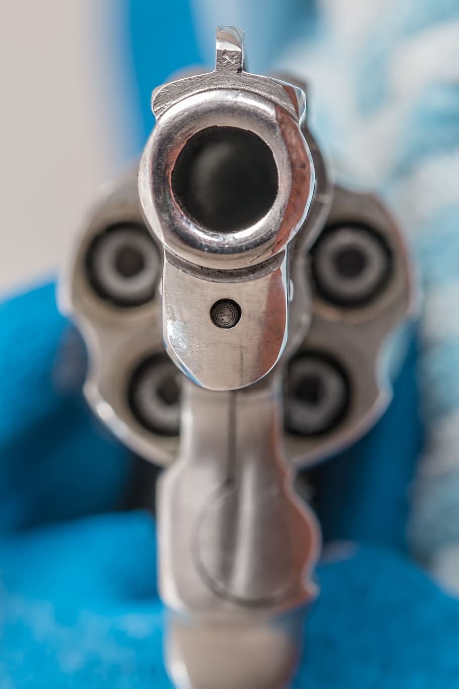 gray, revolver pistol, selective, focus photography, revolver, handgun, danger, weapon, crime, gun