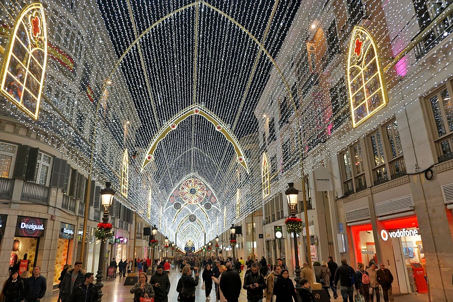christmas, christmas lights, decoration, christmas decorations, lighting, street lighting, fixed lighting, shopping, xmas shopping, lights