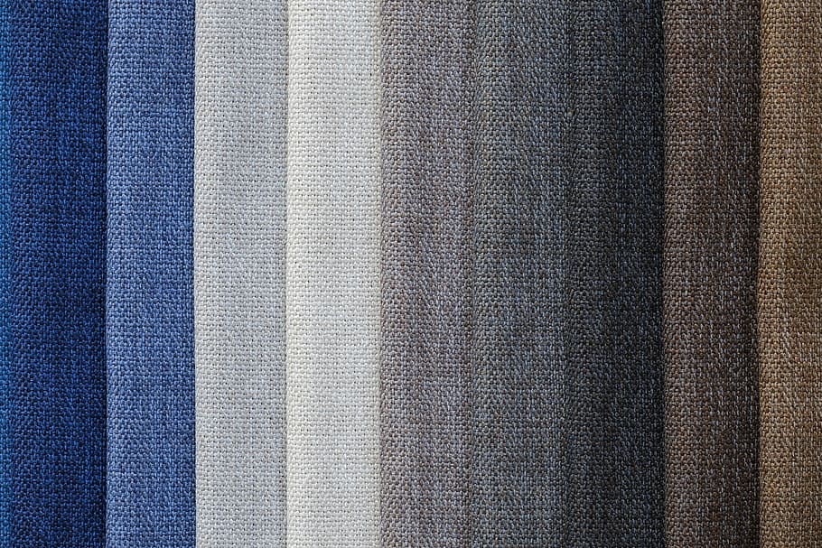 gris, blanco, azul, textil, tela, tejido, algodón, colorido, color, fondo