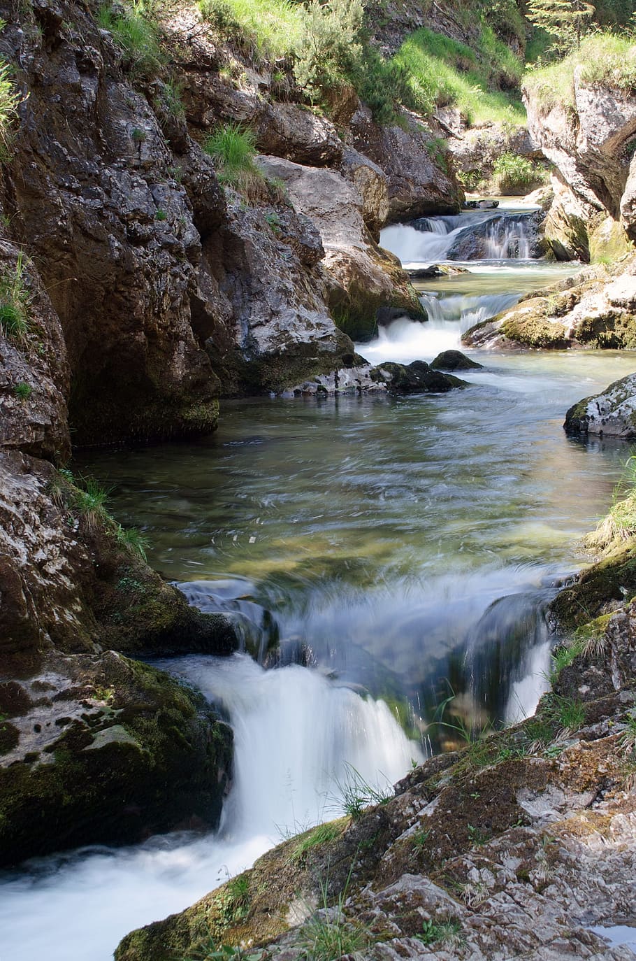 White Creek, Canyon, Water, Waterfall, white creek canyon, gorge, rest, alpine, nature, environment