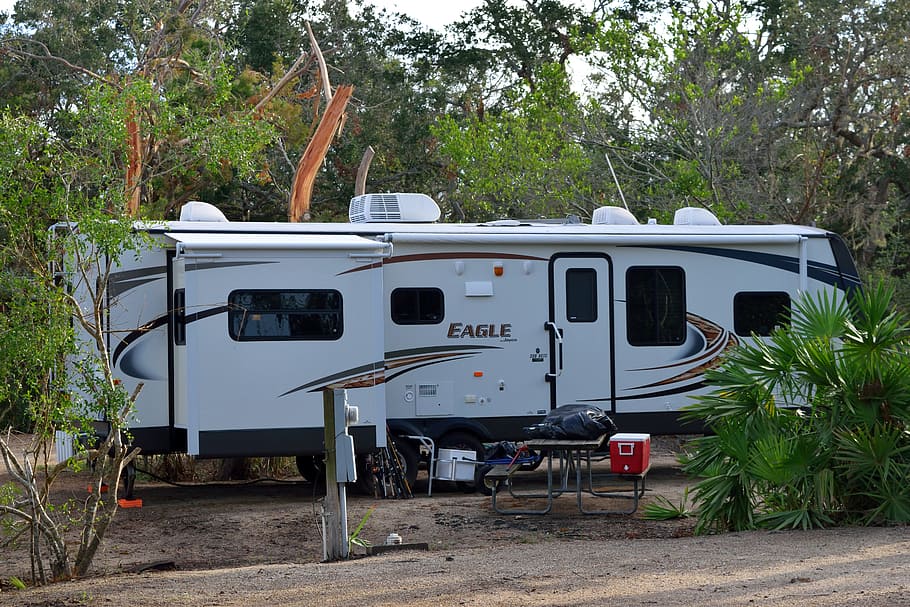 camping, viajes, vehículos recreativos, camper, móvil, campamento, parque, recreacional, rv, rv camping